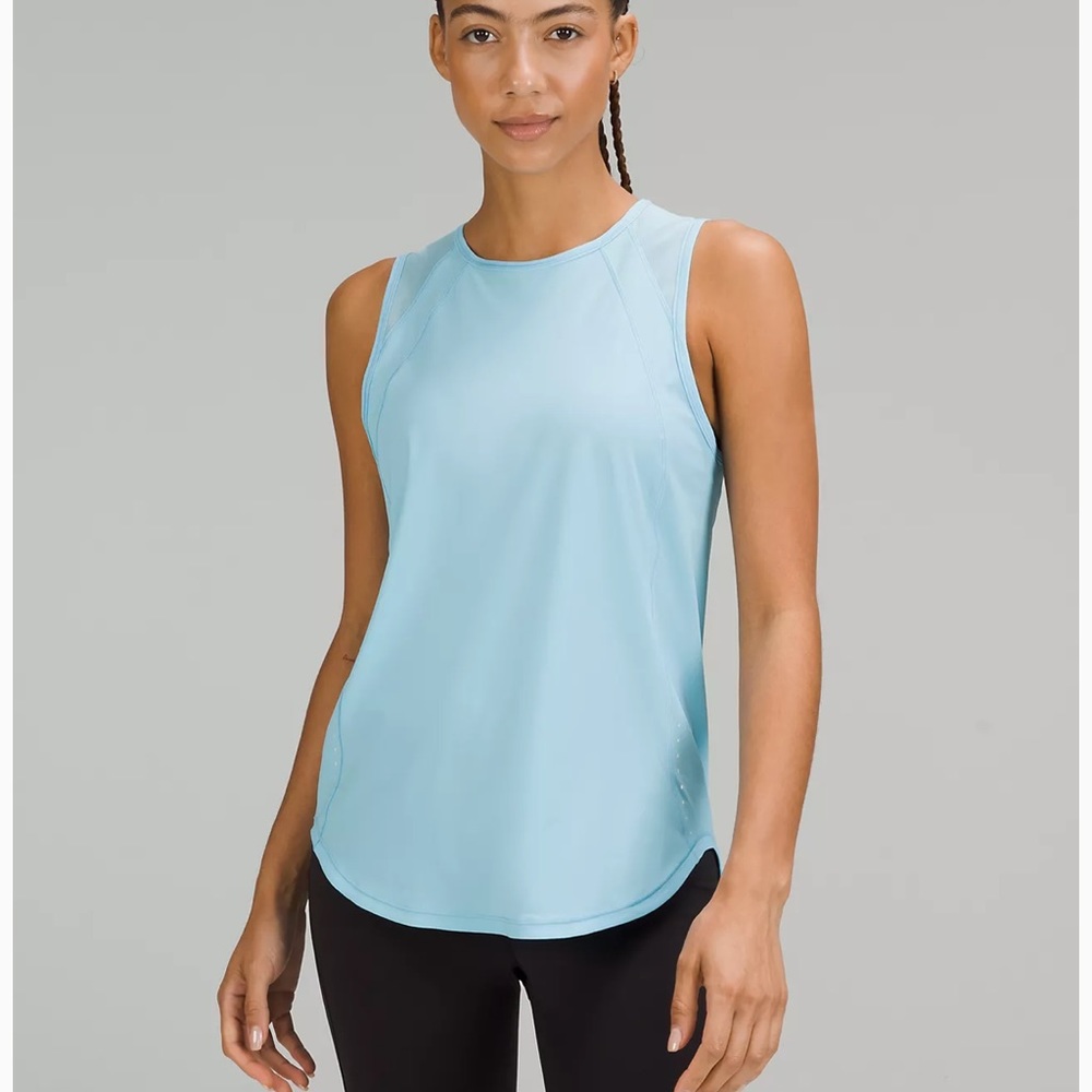 Lululemon Women's Scult Tank Top In Blue Size 4